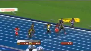 Usain Bolt 100m Men Final Moscow World Championships 2013 [HD]