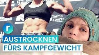 Krass abnehmen für den Kampf: Katharina trocknet ihren Körper aus | reporter