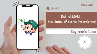 DotNet MAUI http , https, gif, cached Image Control [Tutorial 4]
