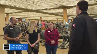 A woman's life saved by fellow gym member during cardiac arrest