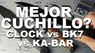 Cuchillo Glock vs Becker BK7 vs KA-BAR: Cual es el Mejor?