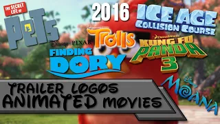 Animated Movie Trailer Logos of 2016