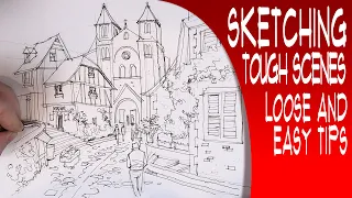 Technique for Sketching Loose and Easy. Are You Making It Harder Than It Needs To Be?