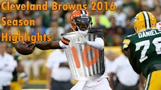 Cleveland Browns 2016 season highlights