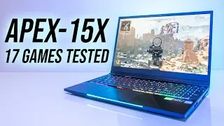 Aftershock Apex-15X Gaming Benchmarks - 17 Games Tested with 2070 Max-Q