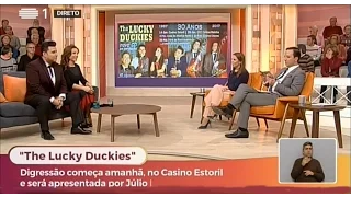 LUCKY DUCKIES no "Agora Nós" RTP1 (13-Jan-2017)