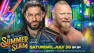 WWE Summer Slam 2022 Official Match Card | Winner Predictions | Roman Reigns Vs Brock Lesnar