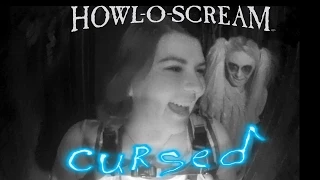 Howl-O-Scream Dead Fall Maze Scream Cam 2014 Haunted House Walk Through