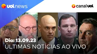 🔴 Bolsonaro: Cid 'não vai inventar nada'; STF julga 4 réus do 8/1, caso Odebrecht: notícias ao vivo