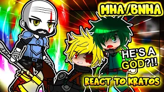 MHA/BNHA Reacts To Kratos || GOW Ragnarök || - Gacha Club React