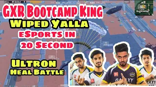 GXR wiped Yalla eSports again - Bootcamp King - Ultron Heal battle -PMPL Arabia - #Owais #MJ