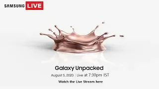 #samsungEvent #Unpacked2020 #Note20Ultra Samsung Galaxy Unpacked 2020 Live|Samsung Launch Event