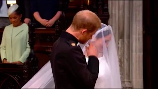 Prince Harry teared up after seeing Meghan Markle