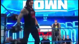 Baron Corbin and Dolph ziggler attack Roman Reigns !! SmackDown highlights360p