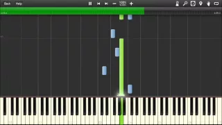 Kung Fu Panda MEDLEY - Piano and Violin tutorial (Synthesia)