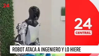 Robot humanoide ataca a ingeniero y le provoca heridas | 24 Horas TVN Chile