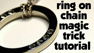 fun,simple carry around magic trick REVEALED/ring on chain magic