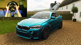 900BHP BMW X6M - Forza Horizon 4 ( (Steering Wheel + Paddle Shifter) Gameplay