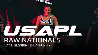 2023 USAPL Raw Nationals | Day 1 - Session 1 - Platform 2