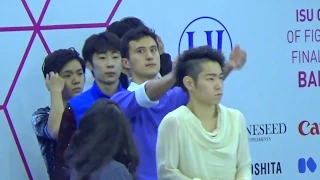 2015 GPF Men SP warming up