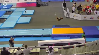 Ksenia LUTKOVA (RUS) - 2021 junior European bronze medallist, tumbling