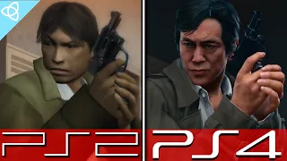 Yakuza 2 - PS2 Original vs. PS4 Remake (Kiwami 2) | Side by Side