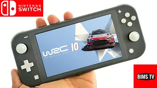 WRC 10 The Official Game - Nintendo Switch Lite Gameplay