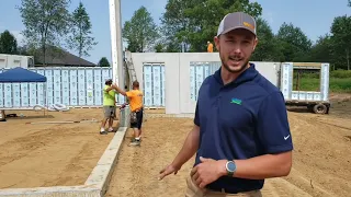 installing a Great Superior Wall foundation with frost walls