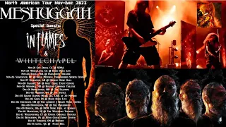 MESHUGGAH 2023 Tour with IN FLAMES and WHITECHAPEL announced! - Dates/Venues