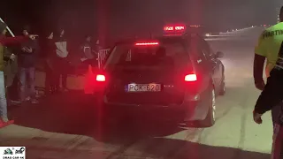 Audi A4 1.9 TDI vs VW PAssat 1.9 TDI drag race 1/4 mile 🚦🚗 - 4K