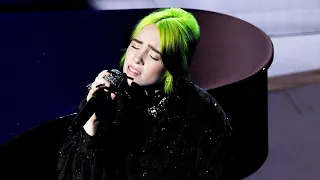 Watch Billie Eilish's Emotional In Memoriam Performance | Oscars 2020