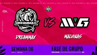 MPL BRASIL S5 Regular season Mobile Legends : Bang Bang #MPLBR (MALVINAS vs DREAMMAX) Segundo Jogo