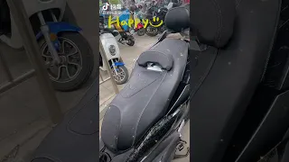 xmax300 seat with backrest adjustment