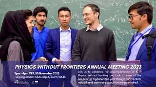 Physics Without Frontiers 2023 Annual Meeting