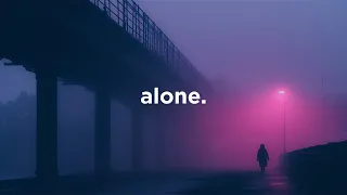 feeling alone but as a good thing.