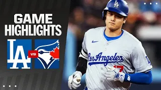 Dodgers vs. Blue Jays Game Highlights (4/26/24) | MLB Highlights