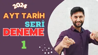 AYT Tarih | Seri Deneme-1 | 2024 | Ali Gürbüz #tyt #ayt #yks #yks2024