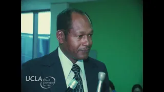 KTLA News: "Interview with Tom Bradley before he departs to Washington, D.C." (1973)