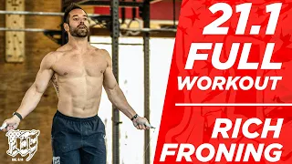 RICH FRONING FULL 21.1 CROSSFIT OPEN WORKOUT