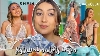 COACHELLA FESTIVAL OUTFITS IDEAS 2023 🎡🧚🏽‍♂️🌈🧝🏽‍♀️ | SHEIN HAUL Festival Outfits Inspo 2023 🦋