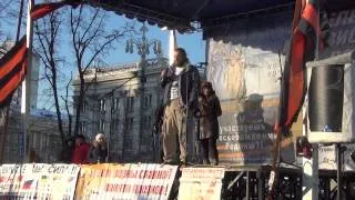 Речь соратника КПЕ на митинге НОД 19 января 2014 года