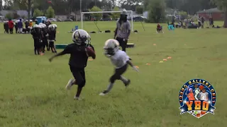 Open field tackling drill with the boys