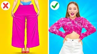 LAST MINUTE FASHION EMERGENCY || Simple Hacks to Look Remarkable! Secret Girly Tips by 123GO! SCHOOL