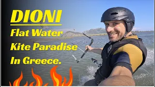 An Unreal Kitesurfing Destination in Greece, Dioni! The Place For Endless Flat water Pleasure.