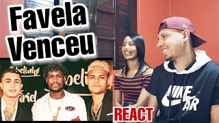REACT - MC Cabelinho - Favela Venceu FT. MC Hariel (Prod. DJ Juninho) *Leo&Elisa*