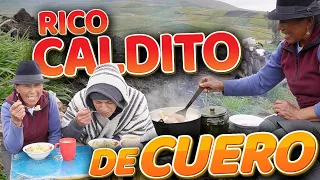RICO CALDO DE CUERO (Hecho a Leña) | Doña Empera