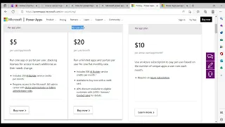 Tutorial || Power Apps || Pricing || Basics