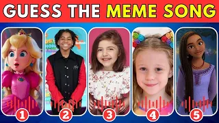 GUESS MEME & WHO'S SINGING 🎵 | young dylan, King Ferran, Toothless,asha,dom yes,lisa,Tenge