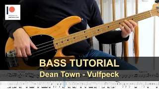 Dean Town - Vulfpeck | Bass Tutorial (Sheet + TABs)