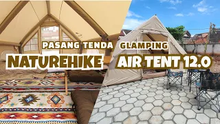 PERTAMA DI INDONESIA!! Naturehike Air Tent 12.0 - Tenda Glamping yg nyaman dibawa kemana saja!